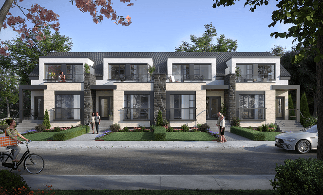 Upper Vista Innisfail Townhouse in Calgary, Alberta, Canada preconstruction