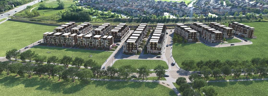 QUI Modern Towns Townhouse in Markham, Ontario, Canada preconstruction