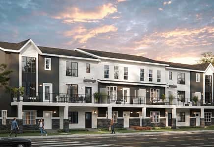 Aberdeen Towns Townhouse in Chestermere, Alberta, Canada preconstruction