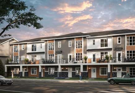 Aberdeen Towns Townhouse in Chestermere, Alberta, Canada preconstruction