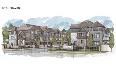 Queens Lane Townhouse in Brampton, Ontario, Canada preconstruction