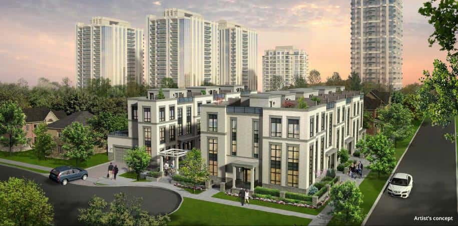 Kenneth & Holmes Urban Townhomes Townhouse in North York, Ontario, Canada preconstruction