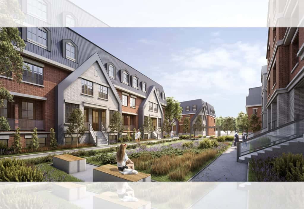 Distrikt Islington Village Towns Townhouse in Toronto, Ontario, Canada preconstruction