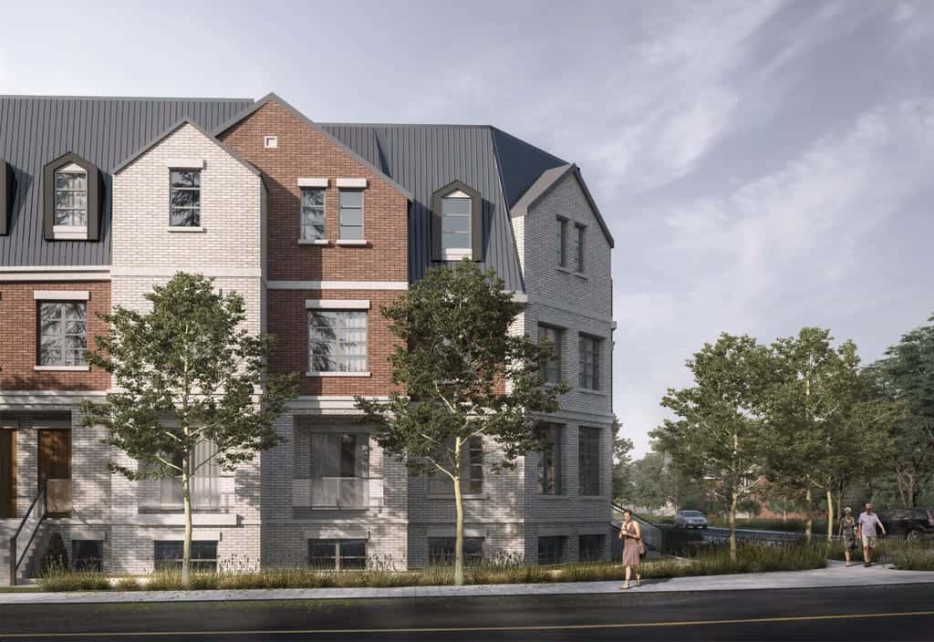 Distrikt Islington Village Towns Townhouse in Toronto, Ontario, Canada preconstruction
