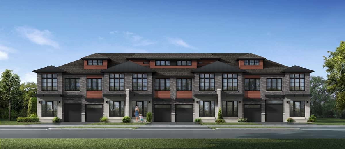 Ravines Edge Townhouse in Shelburne, Ontario, Canada preconstruction