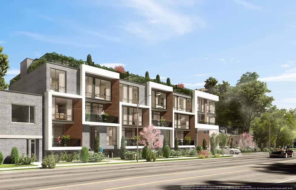 Ancona Park Urban Towns Townhouse in North York, Ontario, Canada preconstruction