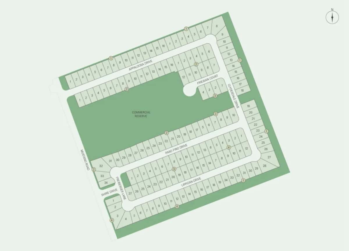 Mustang Ridge Detached in Alvin, Texas, Usa preconstruction