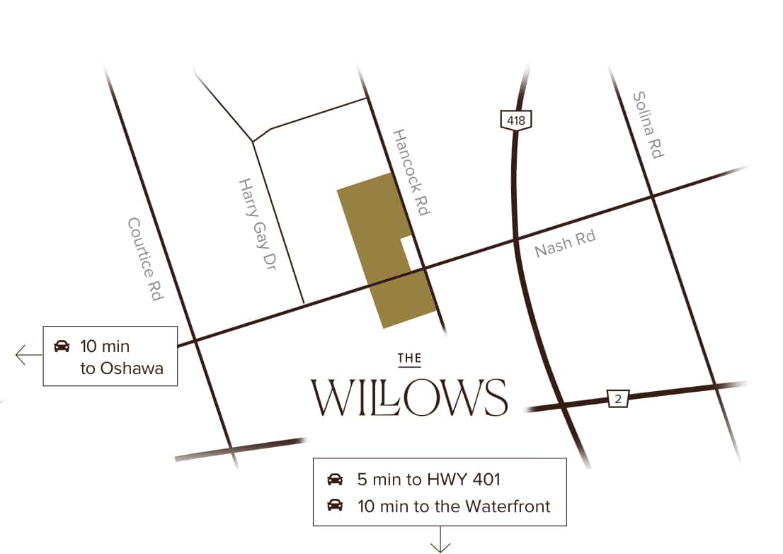 The Willows Detached in Courtice, Ontario, Canada preconstruction
