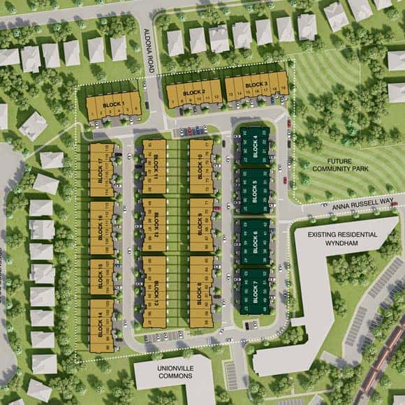Park & Main Towns Townhouse in Markham, Ontario, Canada preconstruction