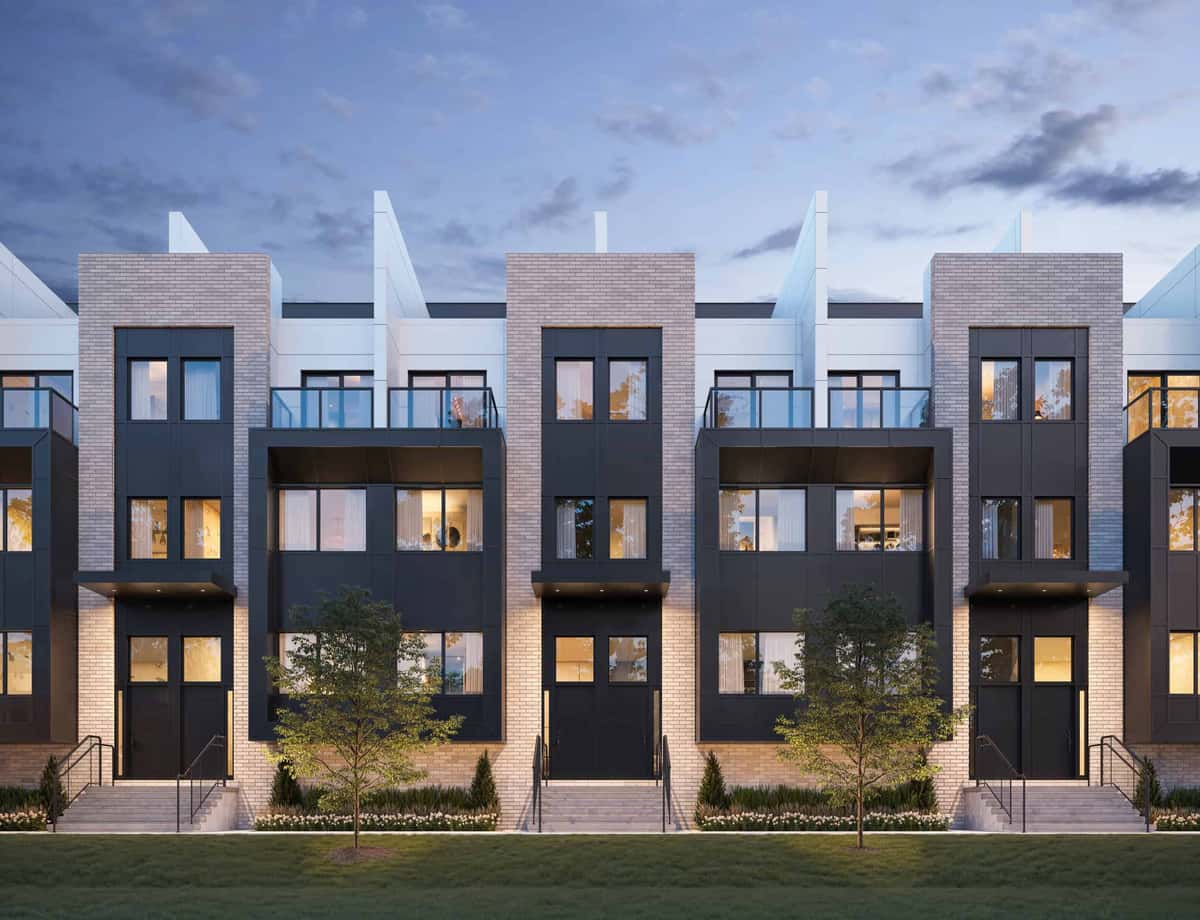 The Towns of Lambton Mills Townhouse in York, Ontario, Canada preconstruction