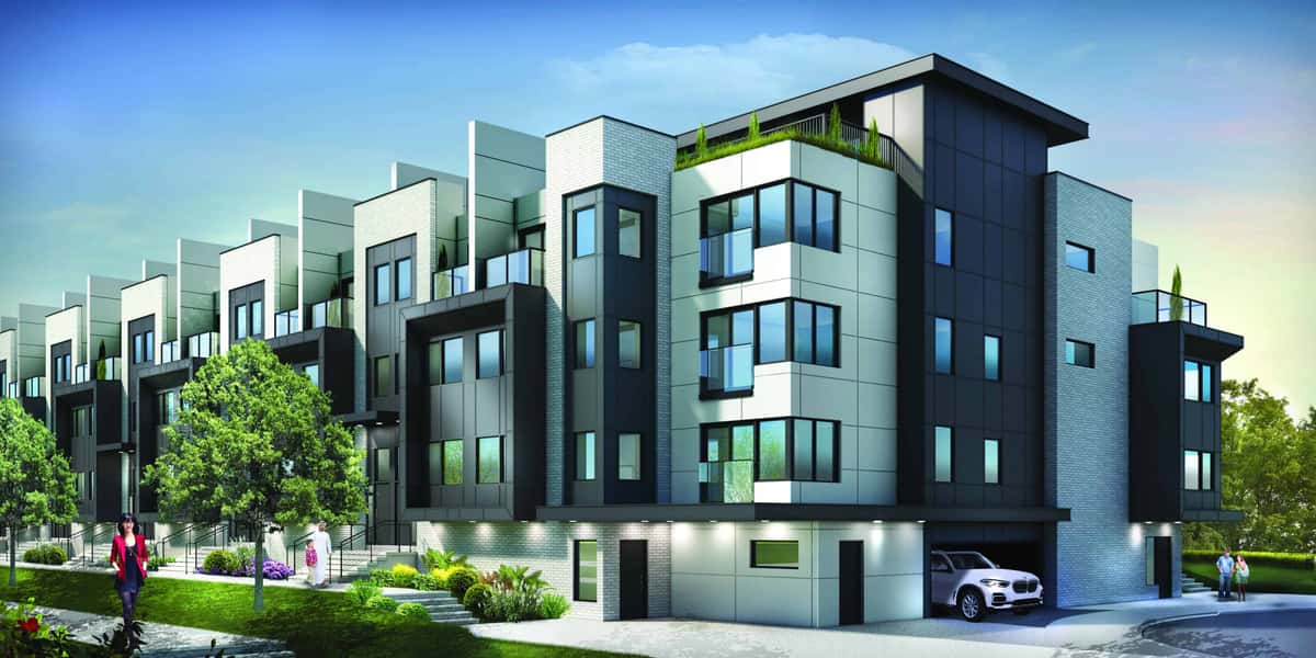 The Towns of Lambton Mills Townhouse in York, Ontario, Canada preconstruction