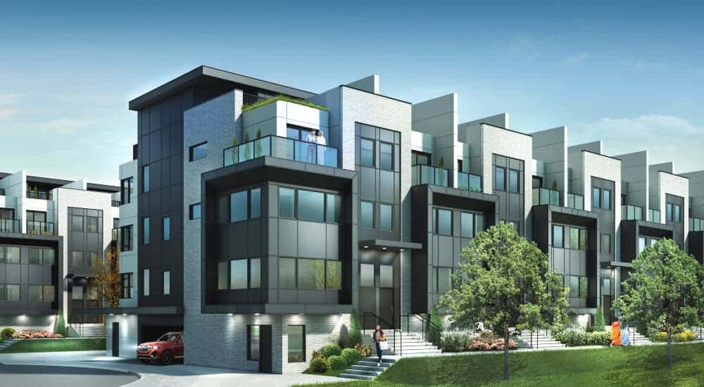 The Towns of Lambton Mills Townhouse in York, Ontario, Canada preconstruction