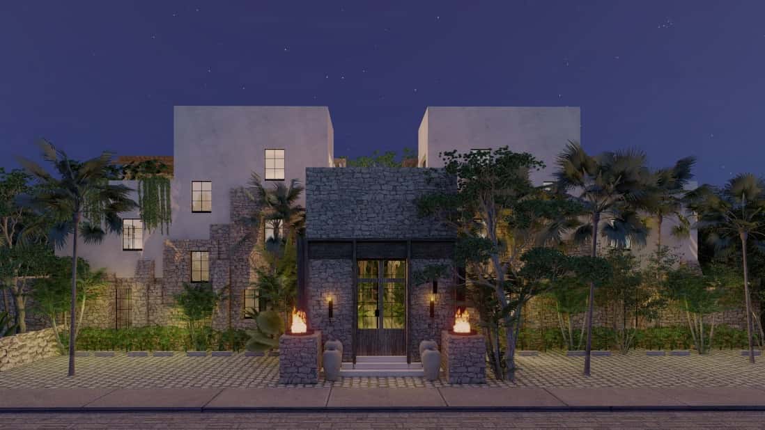 Cienfuegos Tulum Townhouse in Tulum, Quintana Roo, Mexico preconstruction