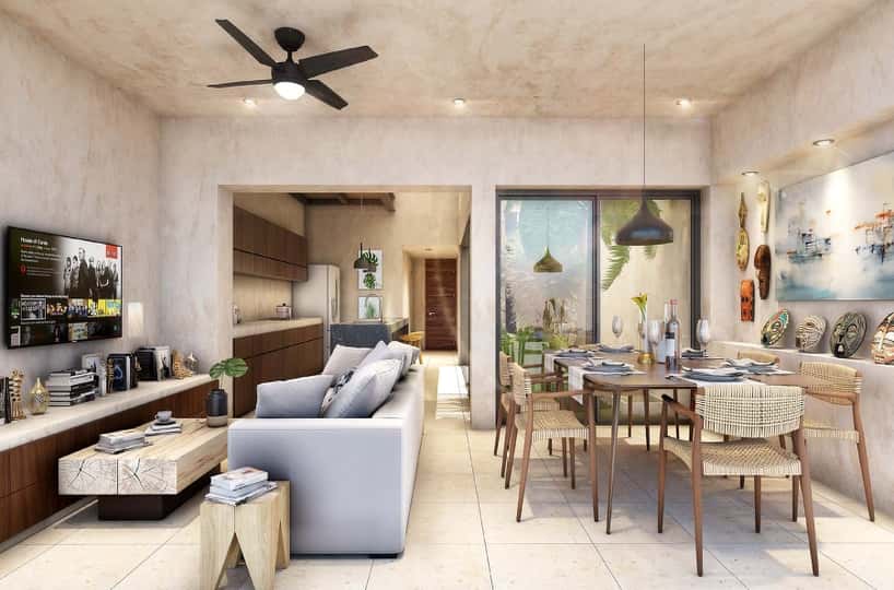 K'aax Townhouse in Tulum, Quintana Roo, Mexico preconstruction