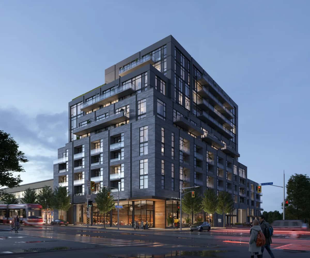 908 St.Clair West Condos in Toronto, Ontario, Canada Studio to 3 bedrooms bedroom preconstruction