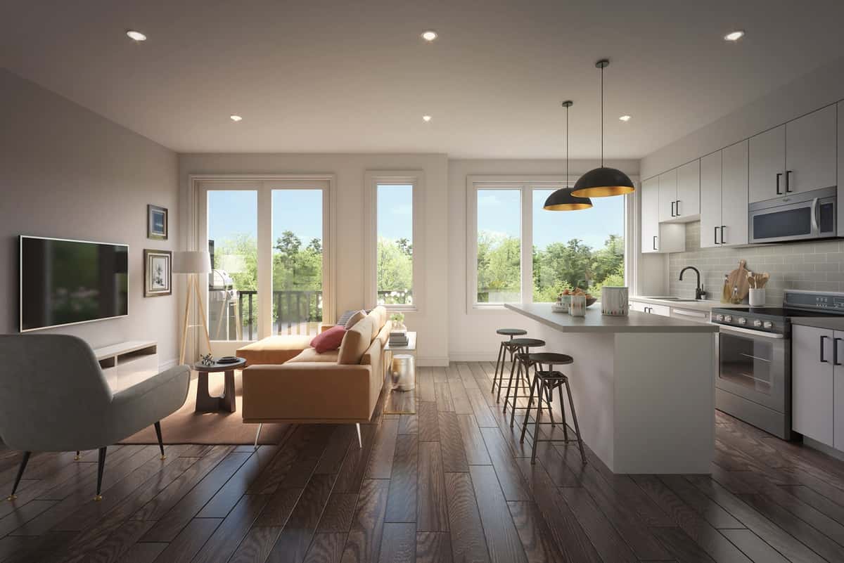 Time in Ajax Urban Towns Townhouse in Ajax, Ontario, Canada preconstruction