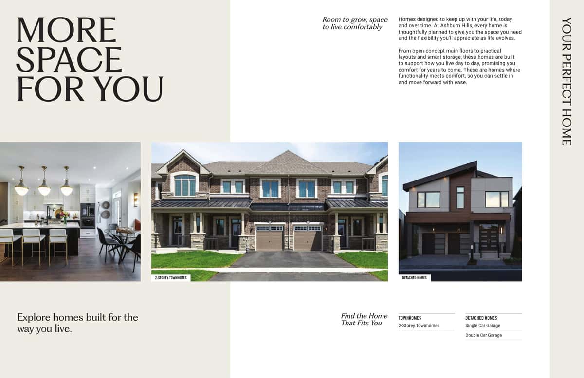 Ashburn Hills Townhouse in Whitby, Ontario, Canada preconstruction
