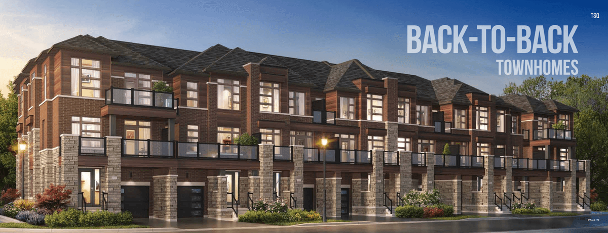 Townsquare Richlands Townhouse in Richmond Hill, Ontario, Canada preconstruction