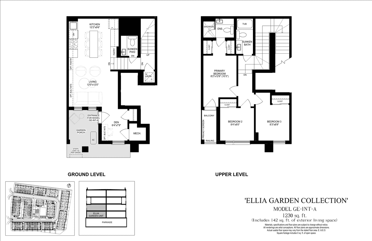 Ellia at Unity Townhouse in Markham, Ontario, Canada preconstruction