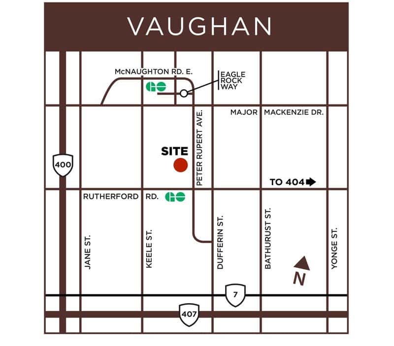 The Ridge at Rutherford Townhouse in Vaughan, Ontario, Canada preconstruction