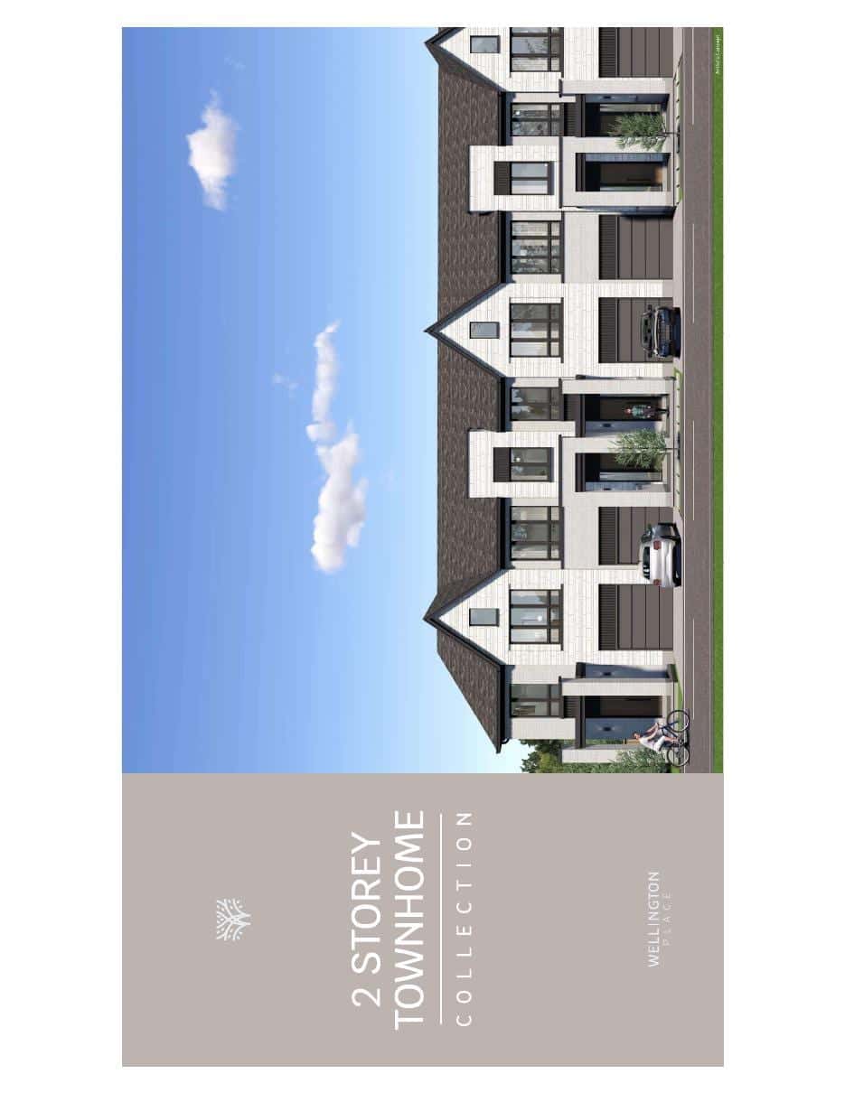 Wellington Place Townhouse in Aurora, Ontario, Canada preconstruction