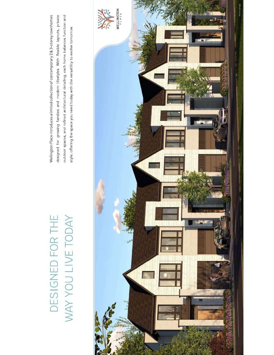 Wellington Place Townhouse in Aurora, Ontario, Canada preconstruction