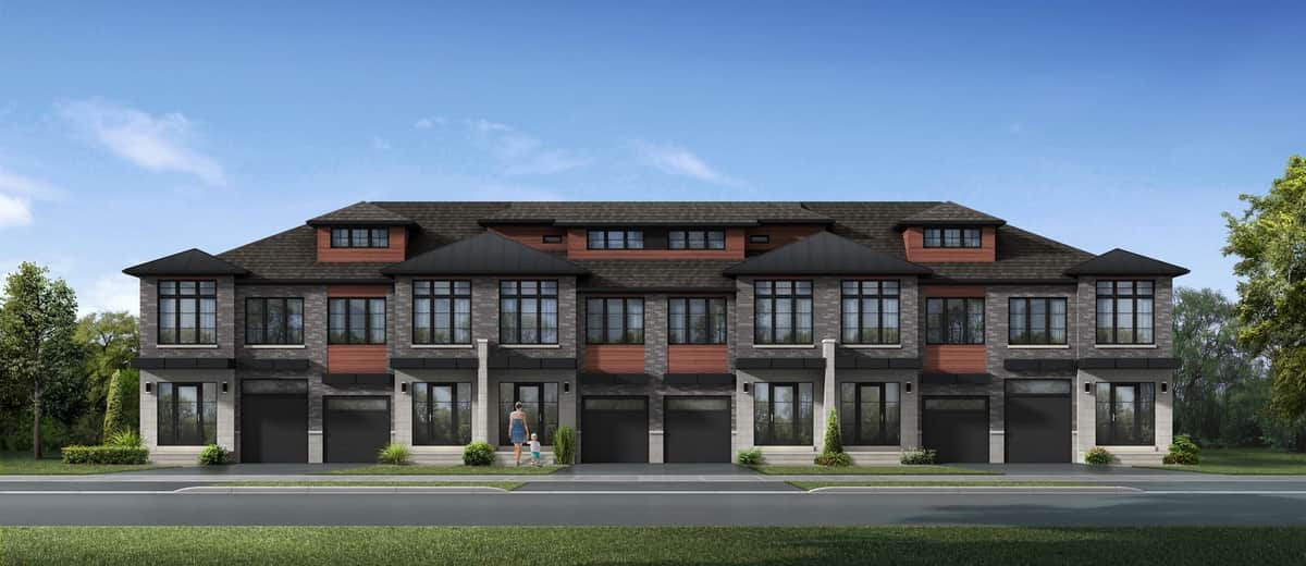 Ravines Edge Townhouse in Shelburne, Ontario, Canada preconstruction