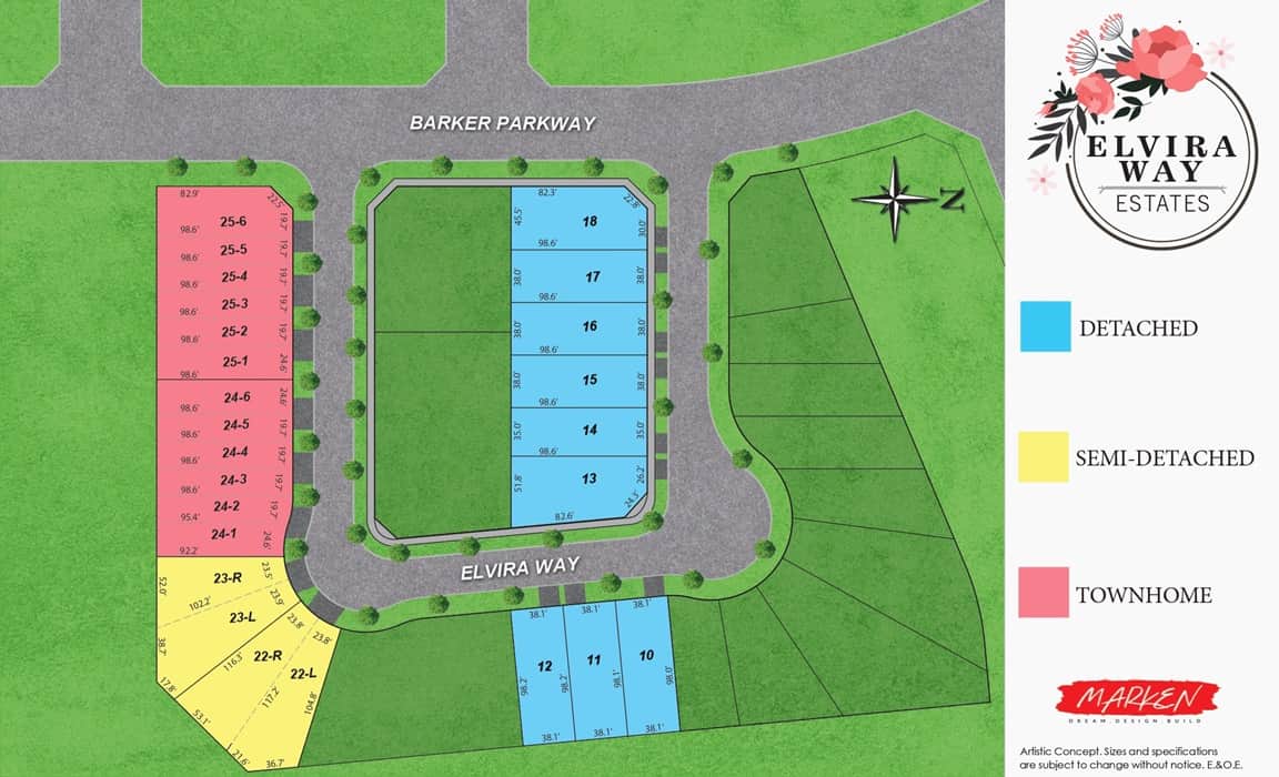 Elvira Way Estates Detached in Thorold, Ontario, Canada preconstruction