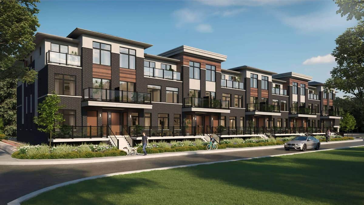Central District Towns Townhouse in Pickering, Ontario, Canada preconstruction