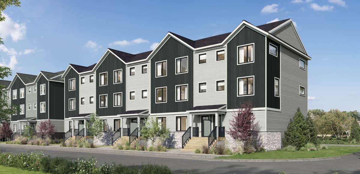 The Grove Townhomes at Wildflower Townhouse in Airdrie, Alberta, Canada preconstruction