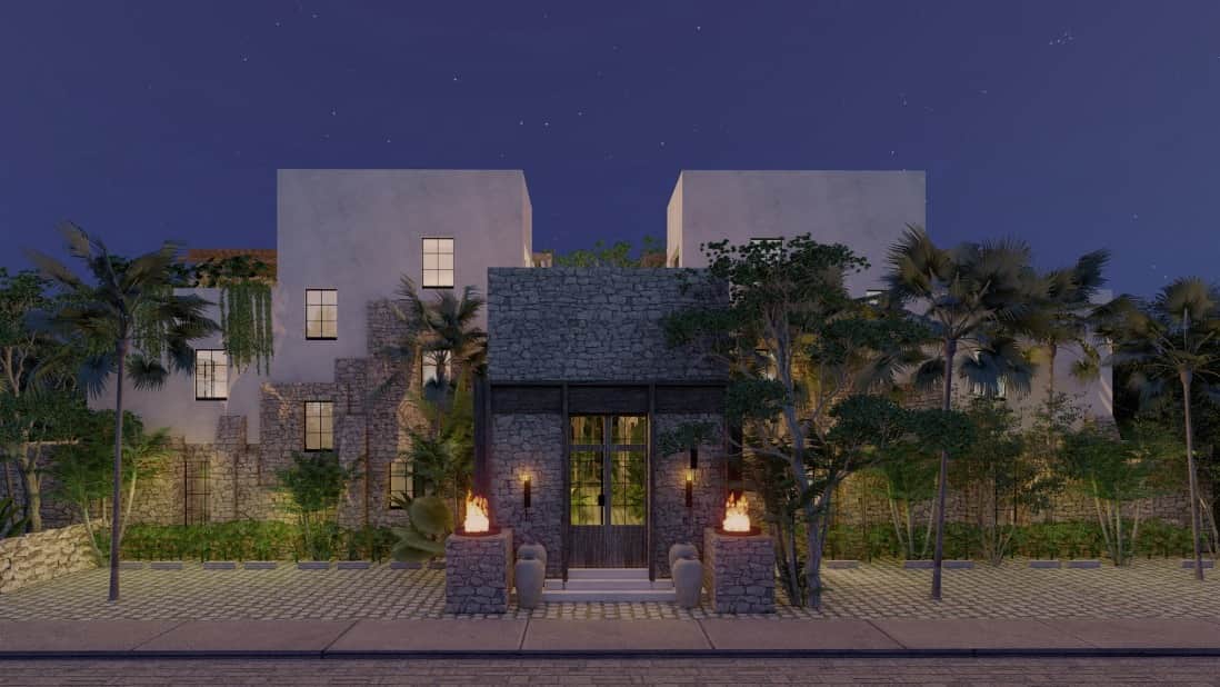 Cienfuegos Tulum Townhouse in Tulum, Quintana Roo, Mexico preconstruction