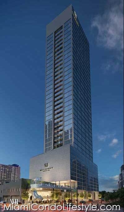 West Eleventh Condo in Street Miami, Florida, Usa preconstruction
