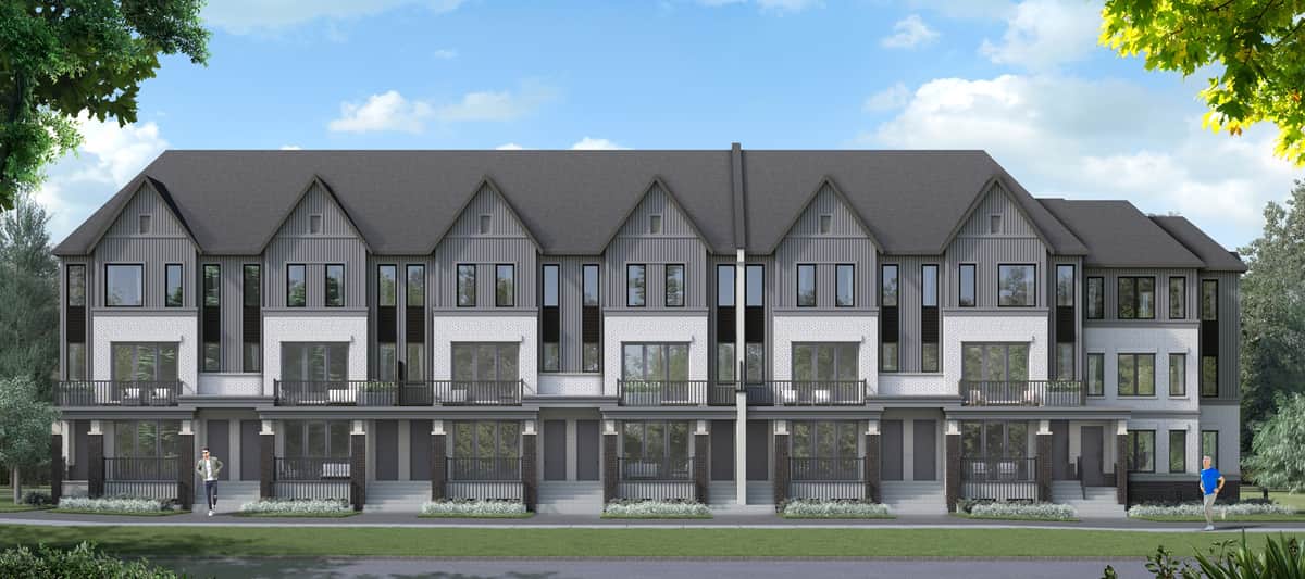 Time in Ajax Urban Towns Townhouse in Ajax, Ontario, Canada preconstruction
