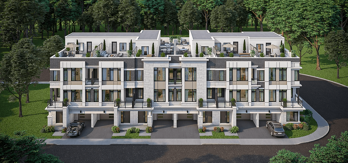 Glen Abbey Encore Towns Townhouse in Oakville, Ontario, Canada preconstruction