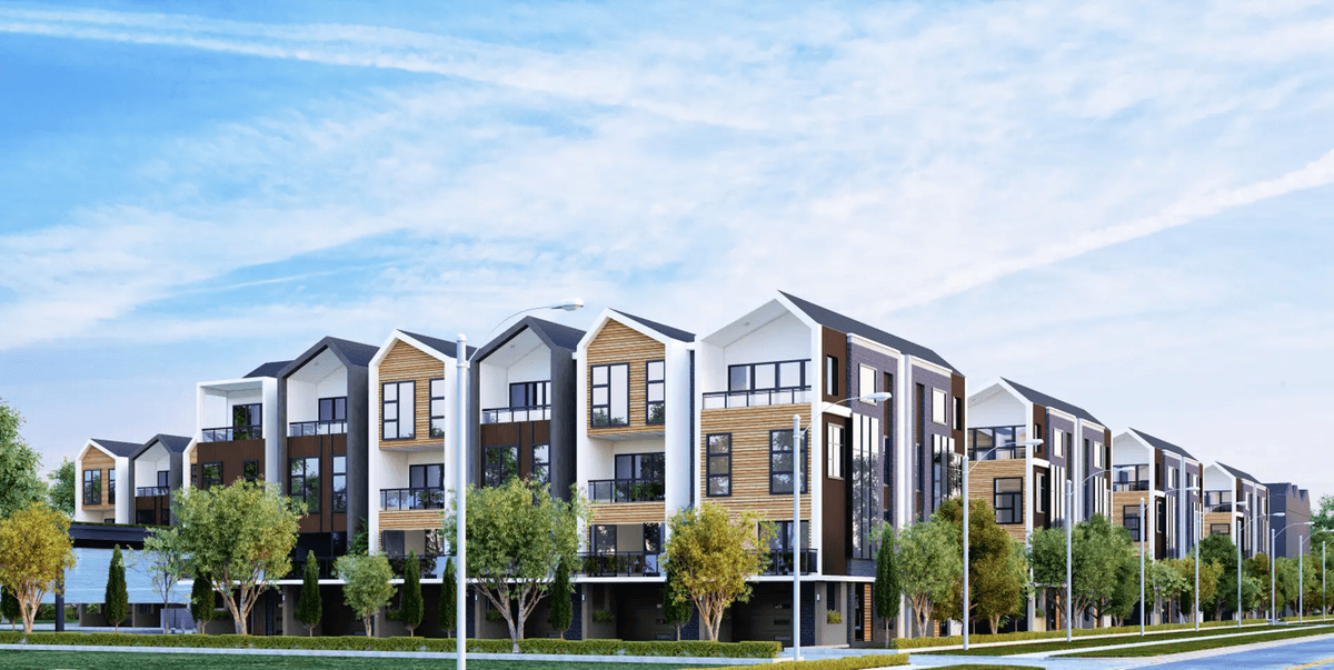Le Falls Townhouse in Niagara Falls, Ontario, Canada preconstruction