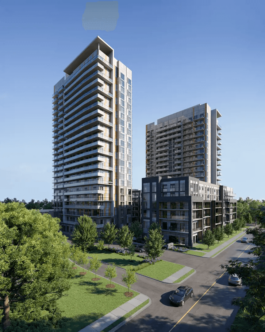 Stationside west tower Condo in Milton, Ontario, Canada preconstruction