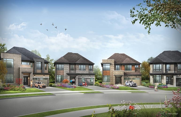 River & Sky Woodstock - 1699415919001 RiverSky Single Streetscape Rendering