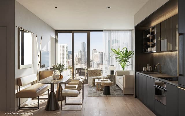 Lofty Residences Brickell - 1699432603992 1Bed Living