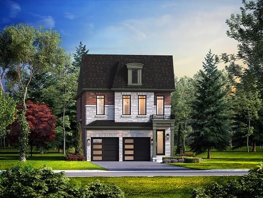 The Ravine - 1699444117707 Walnut B 2 Storey Rendering
