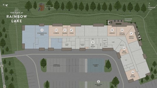 The Flats at Rainbow Lake - 525 New Dundee Rd, Kitchener, ON N2P 2L1, Canada