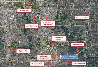 Express 2 Condos - 6 Tippett Rd, North York, ON M3H 2V2, Canada