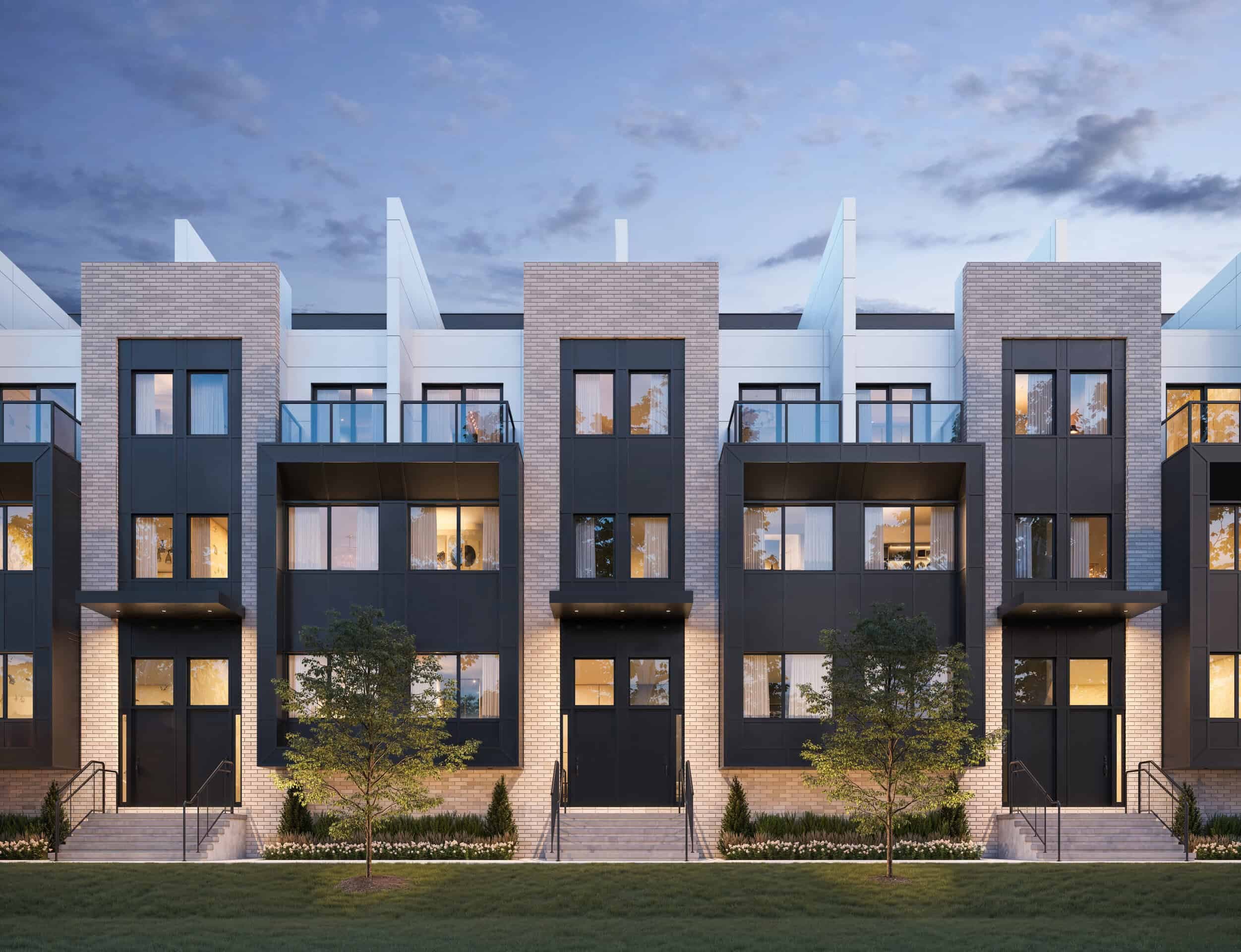 The Towns of Lambton Mills - 1715507616135 Lambton Mills Front Elevation