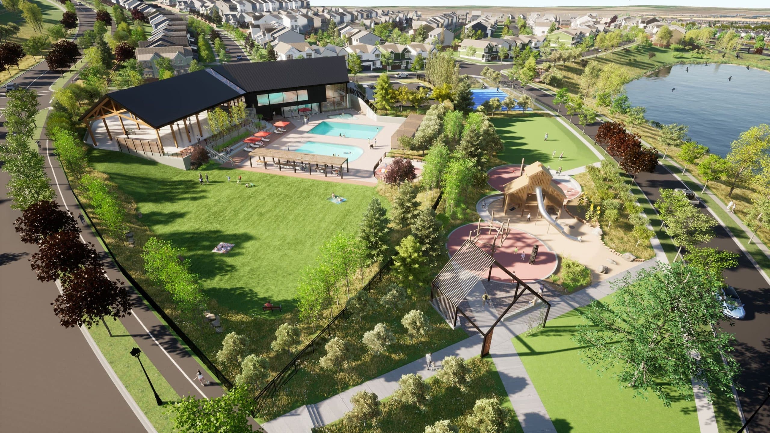 The Grove Townhomes at Wildflower - 1717171135160 Wildflower Community Hub scaled