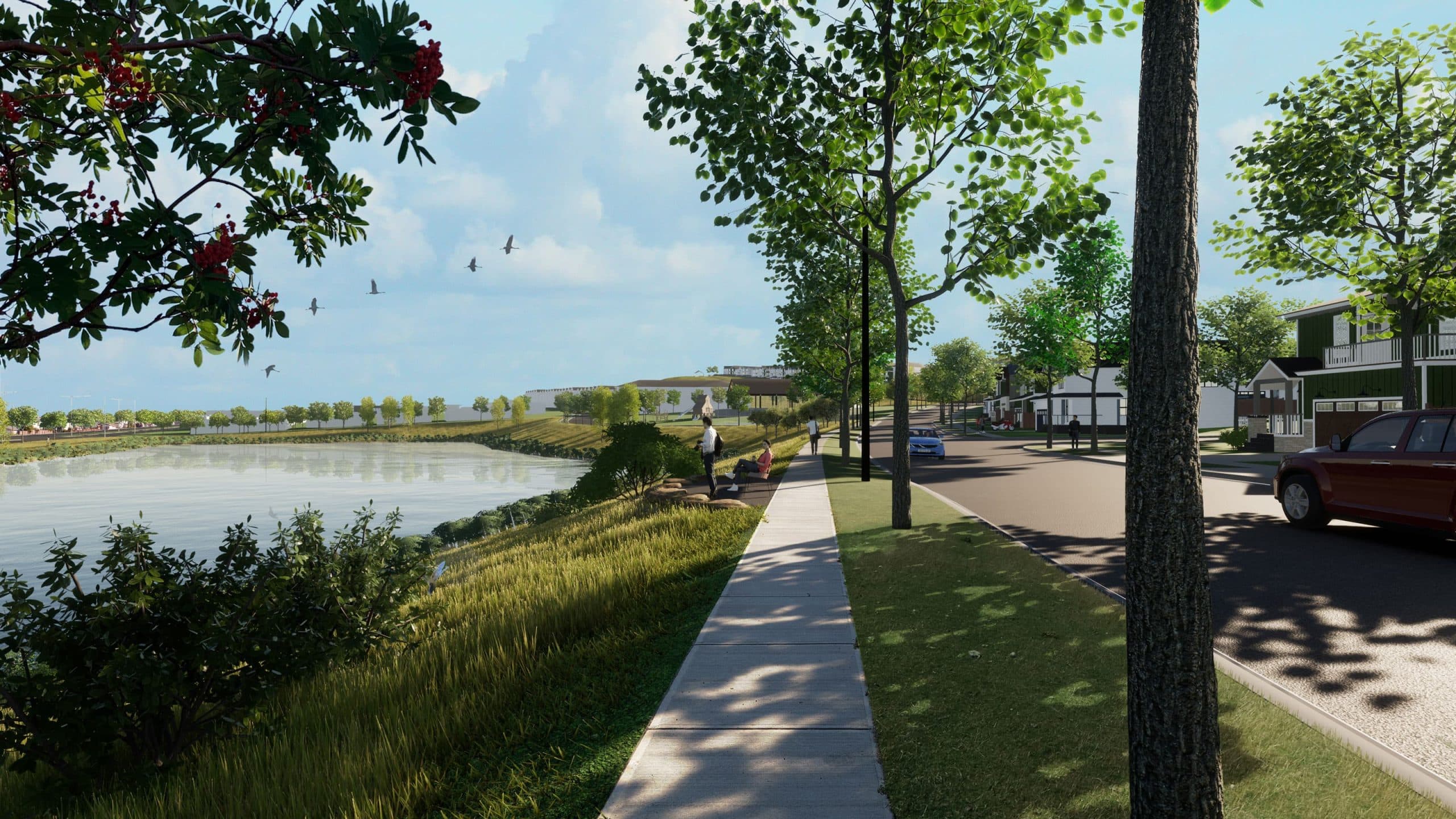 The Grove Townhomes at Wildflower - 1717171135160 Wildflower Naturalized Pond scaled