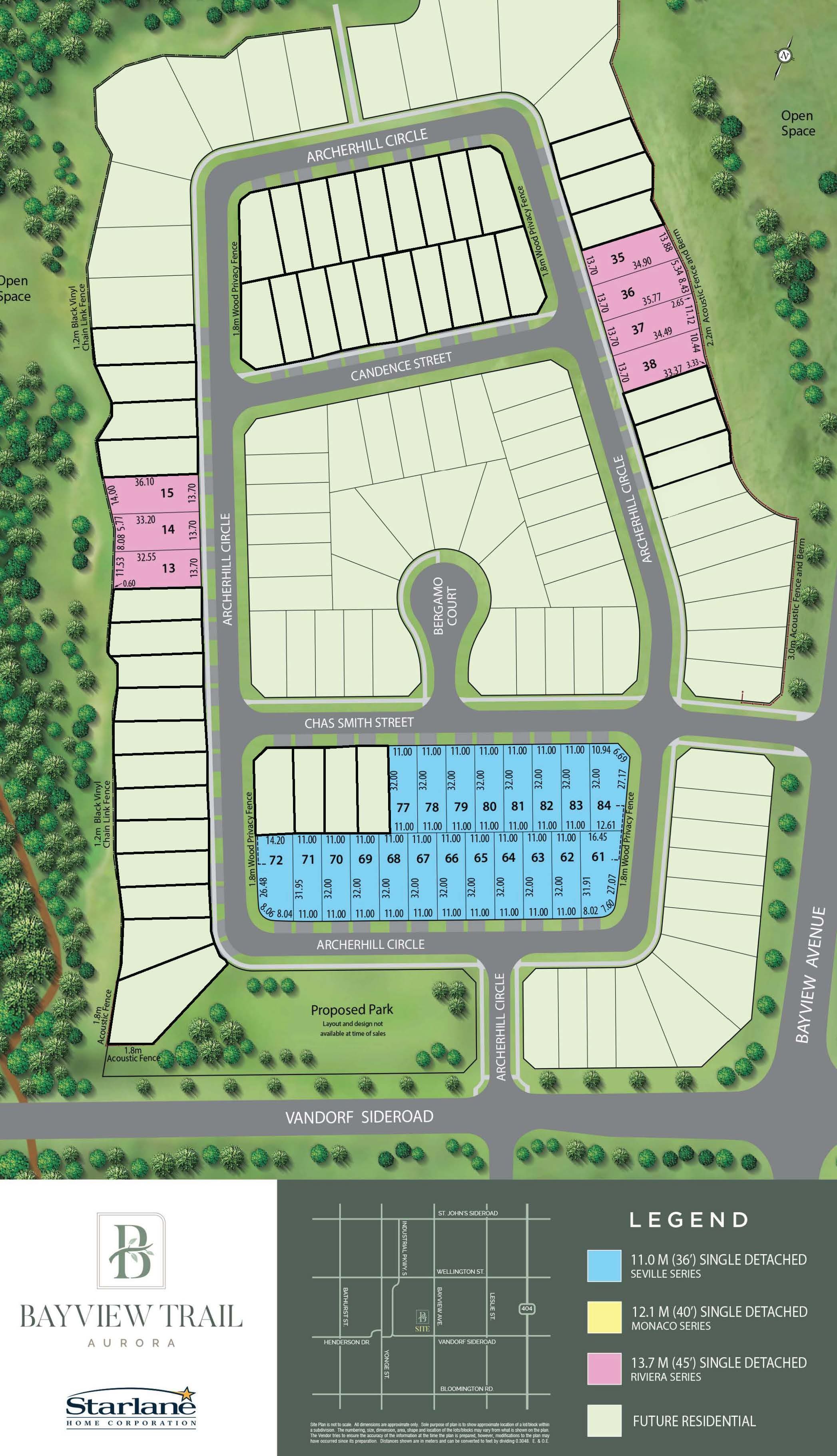 Bayview Trail Homes - Vandorf Sideroad & Bayview Avenue, Aurora, ON L4G 0K4, Canada