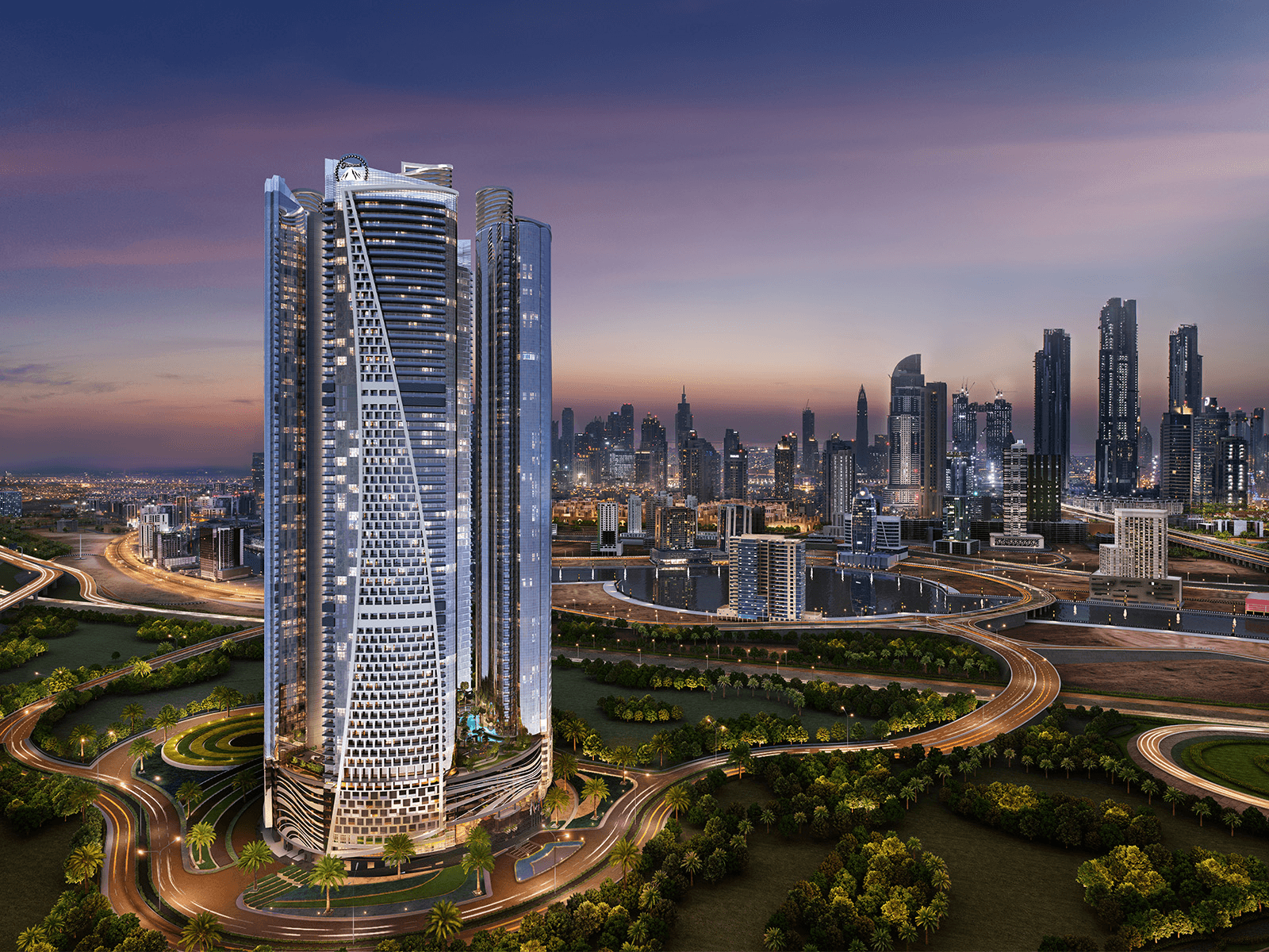 DAMAC Towers by Paramount - DAMAC Paramount Hotel & Residence Towers, Business Bay, Dubai, United Arab Emirates