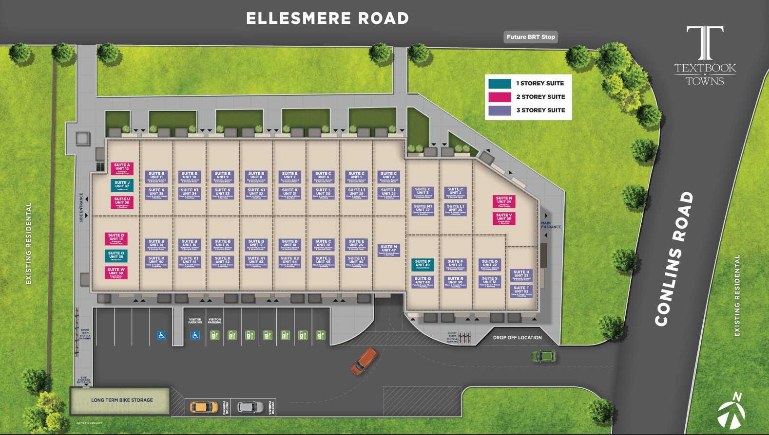 Textbook Towns - 3351 Ellesmere Rd, Toronto, ON M1C 1G9, Canada