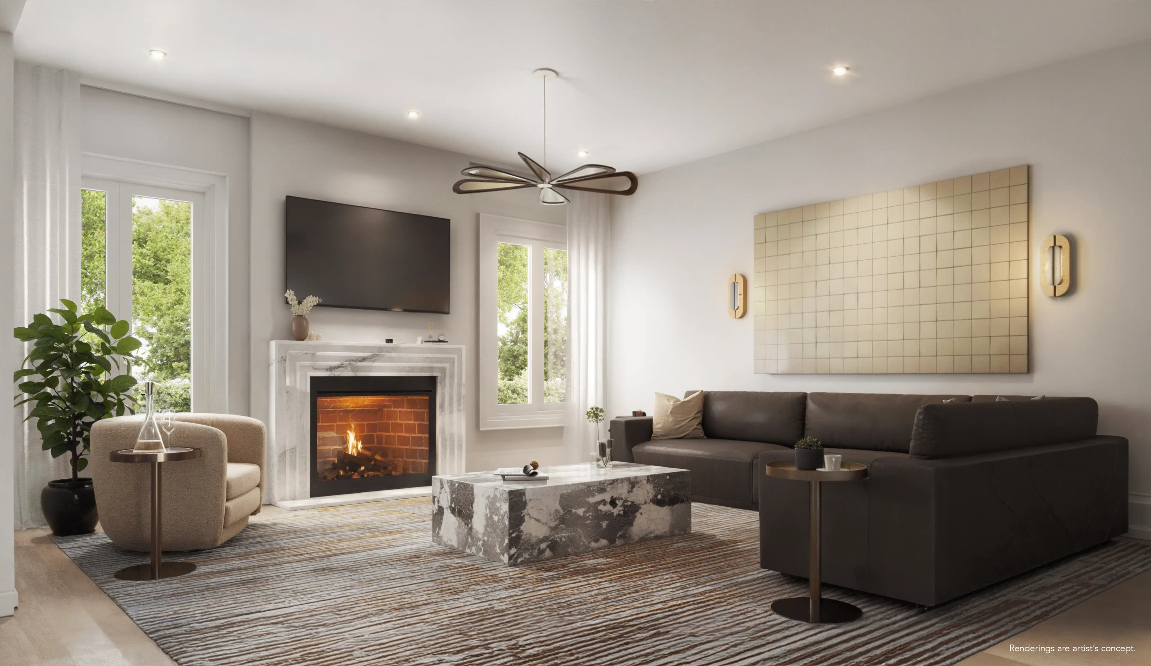 Triple Crown King City - triple crown estates rendering great room 3