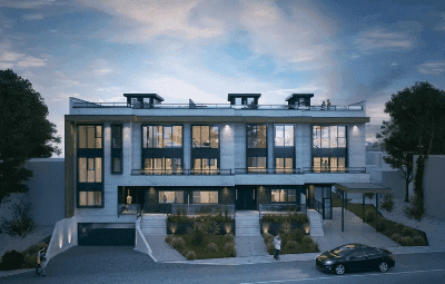 Preeminent Lakeshore Townhouse Etobicoke Ontario Canada preconstruction