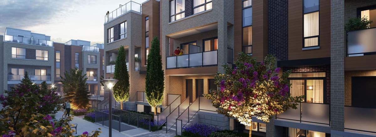 Glenway Urban Towns Townhouse Newmarket Ontario Canada preconstruction